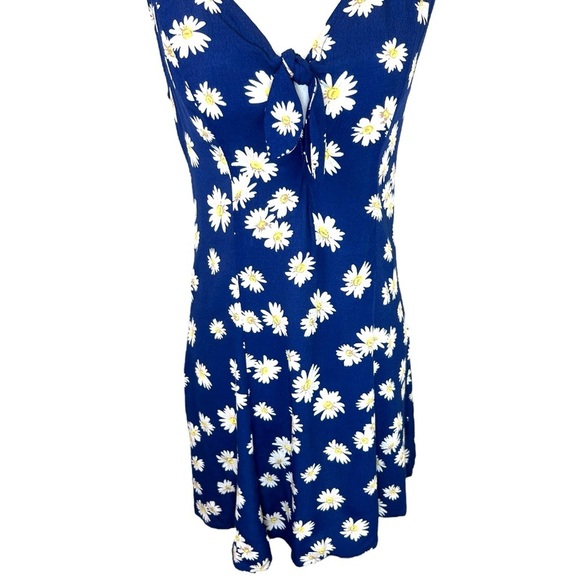 Privacy Please - Women’s 90s Y2K Retro Daisy Mini Dress - Navy Blue, Medium - Picture 11 of 17